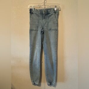 American Eagle | Light Blue Denim Joggers | Size 00